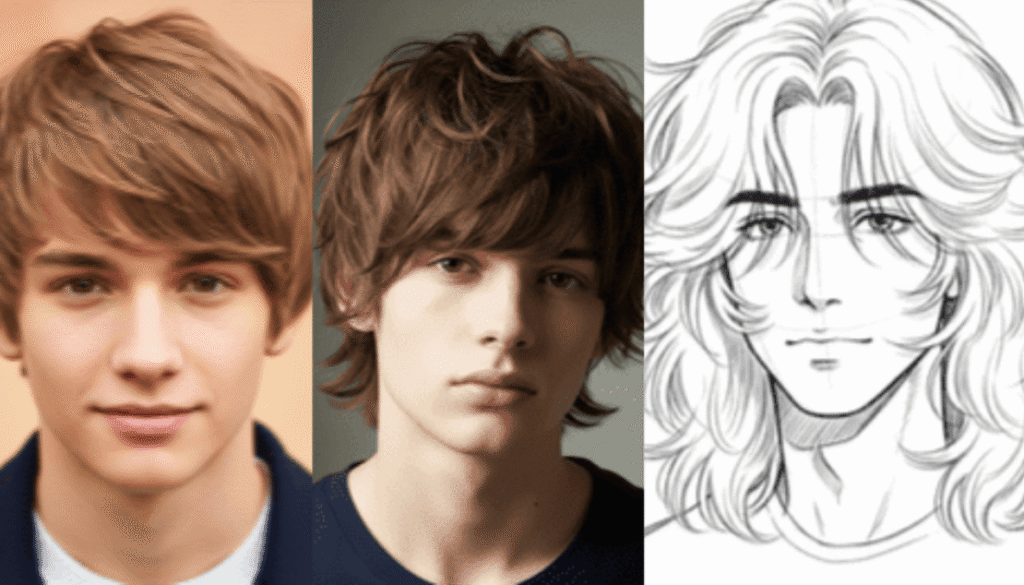 Hottest Fluffy Hair Boys Men