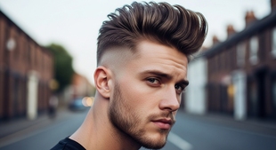 Extreme Faux Hawk Hair cut For Men