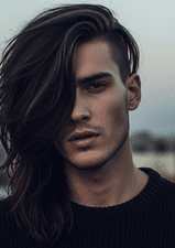 young man with a Long Asymmetrical Style