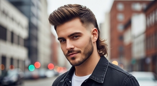Faux Hawk Haircuts for Men Complete Guide to 32 Fresh Styles 5 Mullet Faux Hawk haircut for men